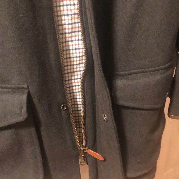Gray Polo jacket , never worn! Peacoat material - Picture 6 of 7